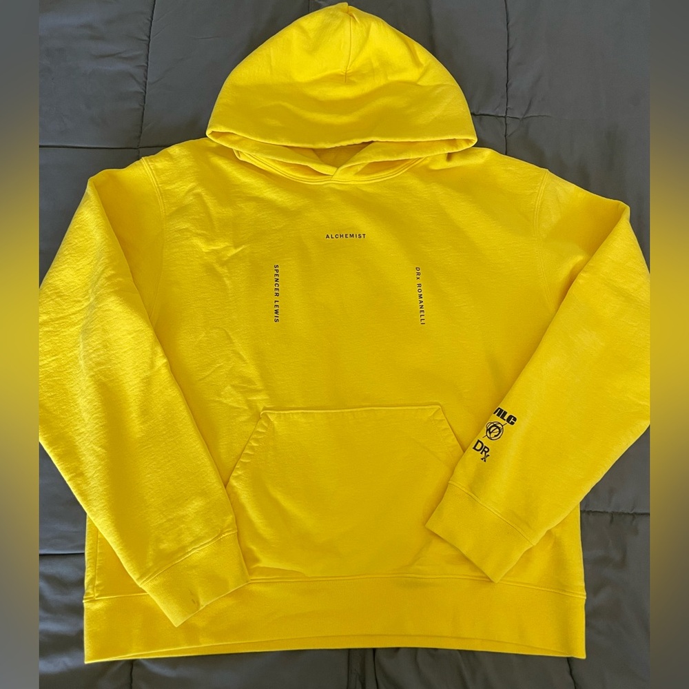 The Alchemist , DrX Romanelli & Spencer Lewis Yellow Hoodie XL